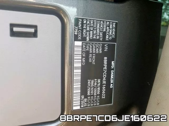 8BRPE7CD6JE160622 фото 2