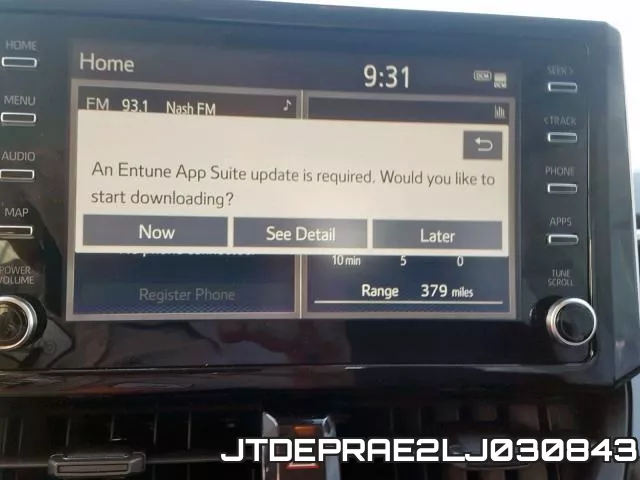 JTDEPRAE2LJ030843 фото 9