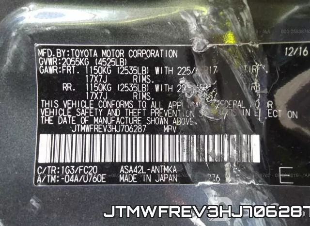 JTMWFREV3HJ706287 фото 10