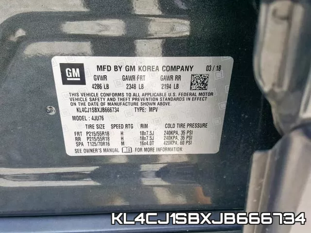 KL4CJ1SBXJB666734 фото 2