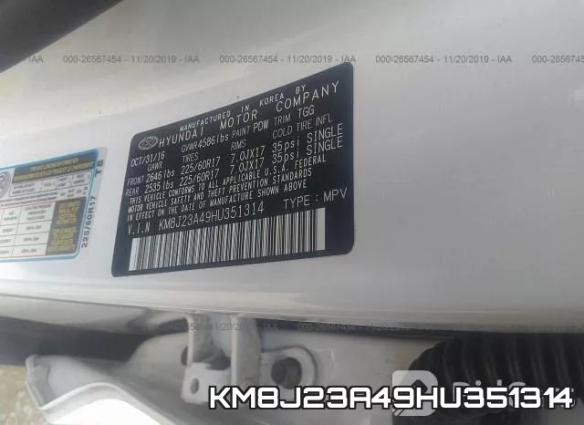 KM8J23A49HU351314 фото 10
