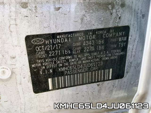 KMHC65LD4JU061123 фото 2