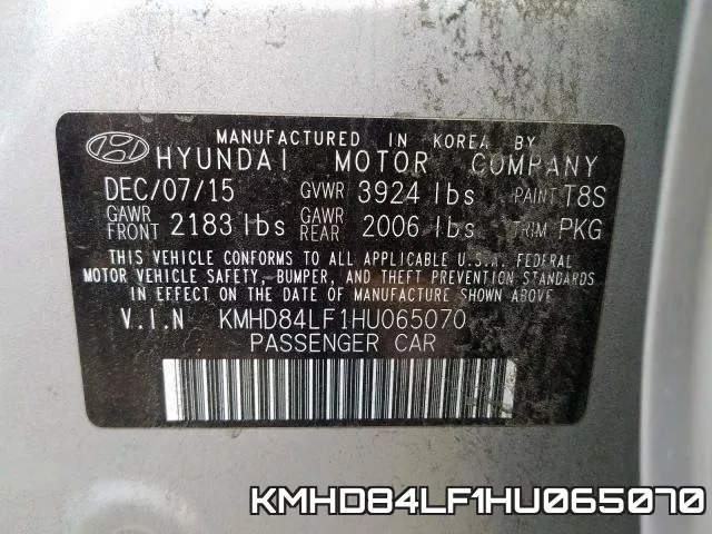 KMHD84LF1HU065070 фото 2