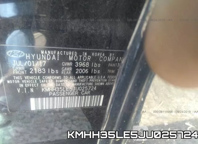 KMHH35LE5JU025724 фото 10