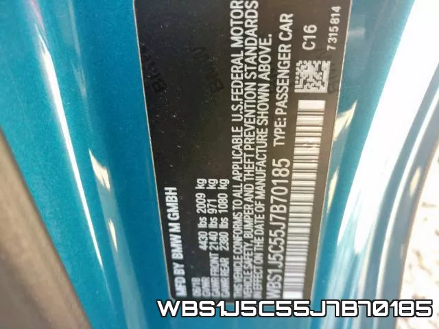 WBS1J5C55J7B70185 фото 2