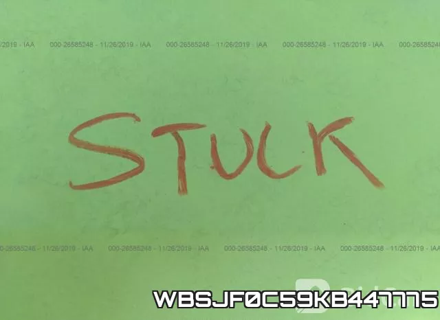 WBSJF0C59KB447775 фото 2