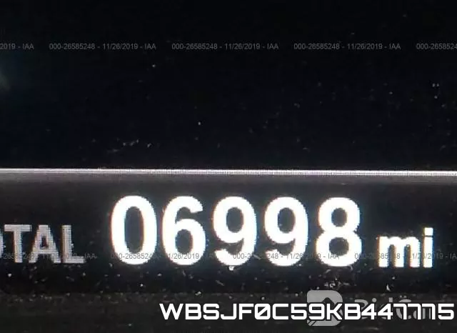 WBSJF0C59KB447775 фото 7