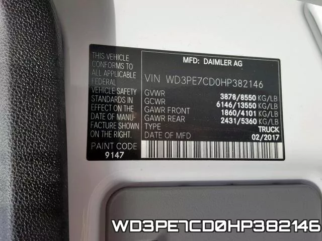 WD3PE7CD0HP382146 фото 2