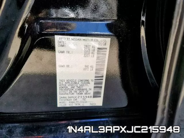 1N4AL3APXJC215948 фото 2