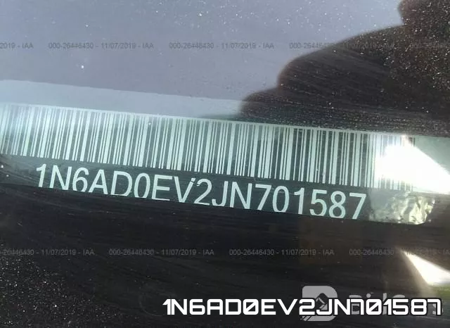 1N6AD0EV2JN701587 фото 10
