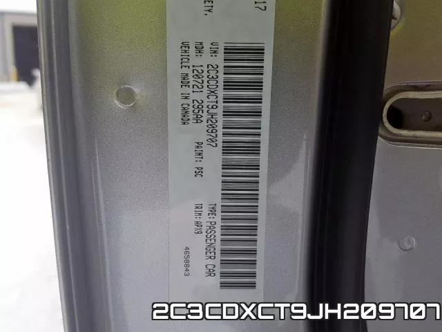 2C3CDXCT9JH209707 фото 2