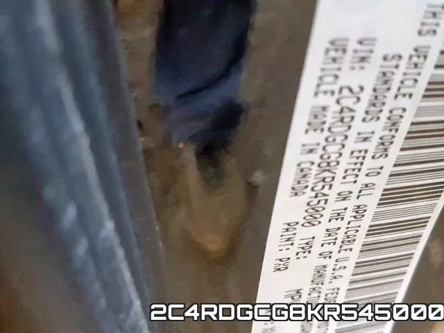 2C4RDGCG8KR545000 фото 2