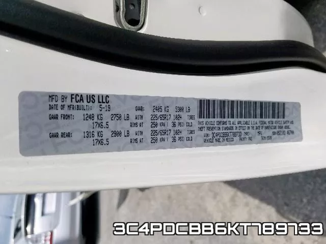 3C4PDCBB6KT789733 фото 2