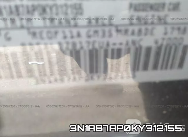 3N1AB7AP0KY312155 фото 10