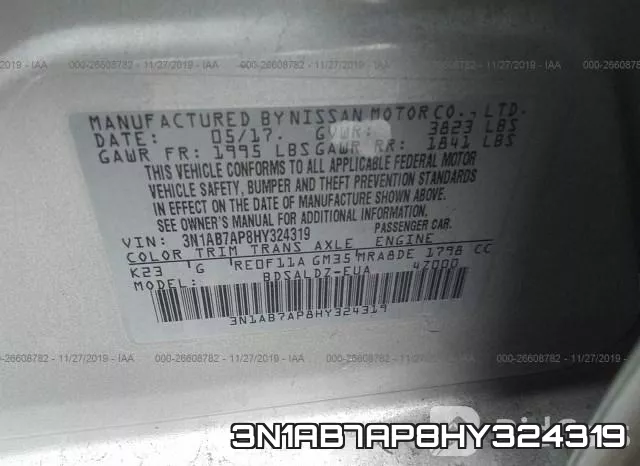3N1AB7AP8HY324319 фото 10