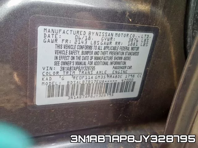3N1AB7AP8JY328795 фото 2