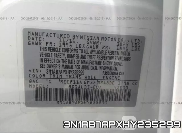 3N1AB7APXHY235299 фото 10