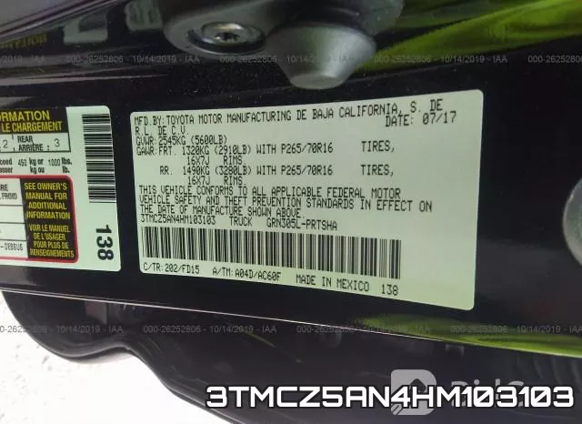 3TMCZ5AN4HM103103 фото 8