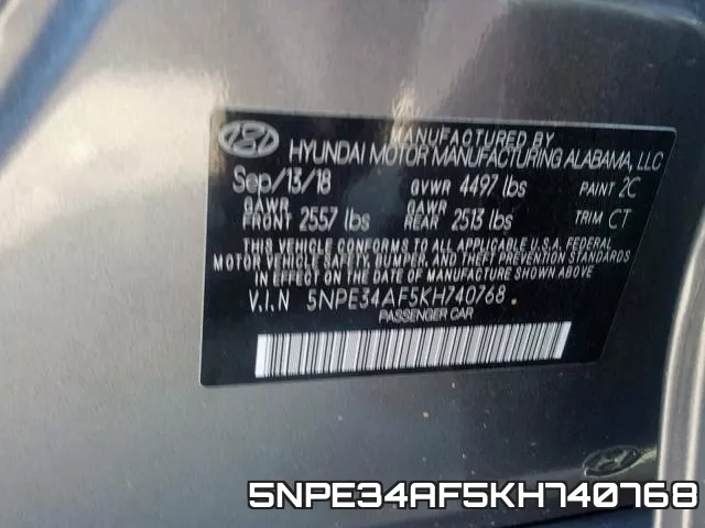 5NPE34AF5KH740768 фото 2
