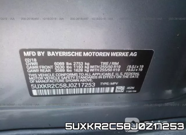 5UXKR2C58J0Z17253 фото 10