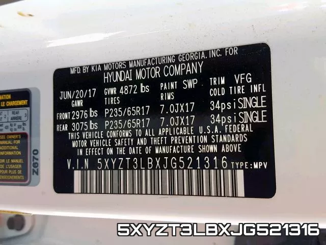 5XYZT3LBXJG521316 фото 2