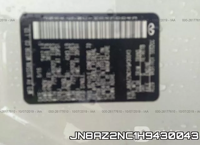 JN8AZ2NC1H9430043 фото 9