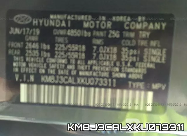 KM8J3CALXKU073311 фото 9
