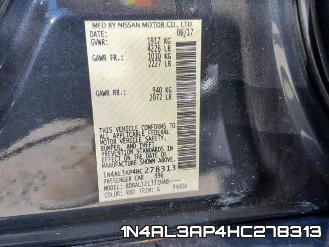 1N4AL3AP4HC278313 фото 2