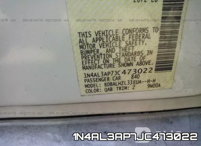 1N4AL3AP7JC473022 фото 9