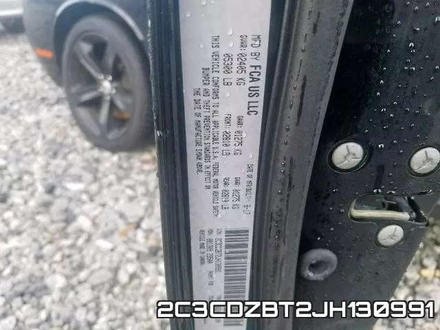 2C3CDZBT2JH130991 фото 2