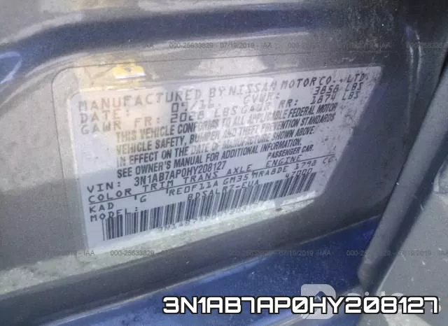 3N1AB7AP0HY208127 фото 10