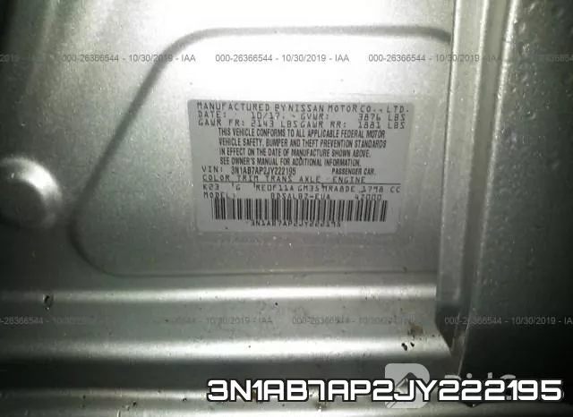 3N1AB7AP2JY222195 фото 10