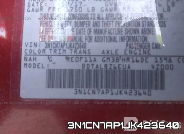 3N1CN7AP1JK423640 фото 10