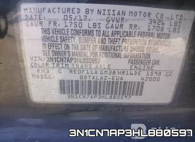 3N1CN7AP3HL880597 фото 10