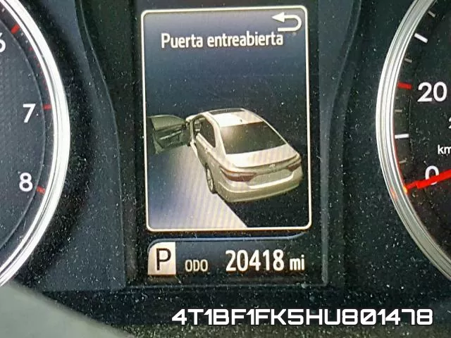 4T1BF1FK5HU801478 фото 8