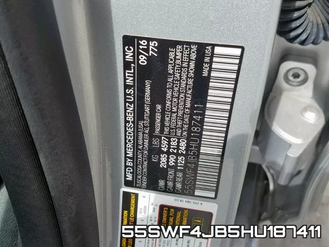 55SWF4JB5HU187411 фото 2