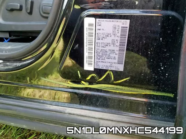 5N1DL0MNXHC544199 фото 10