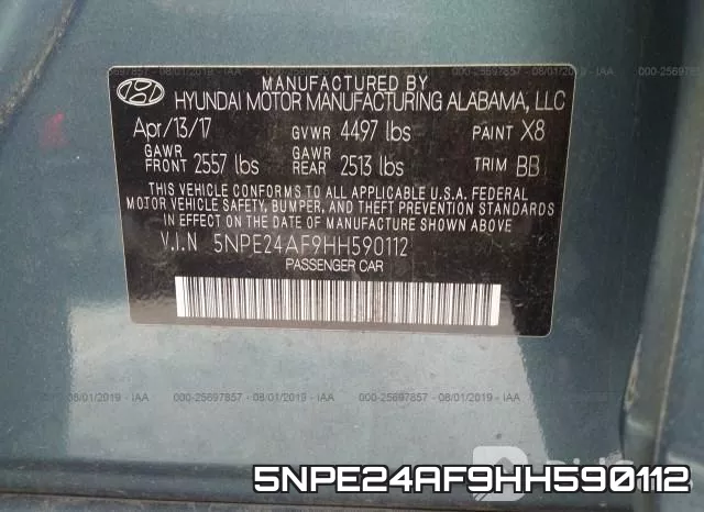 5NPE24AF9HH590112 фото 10