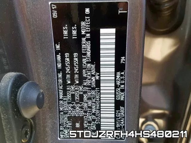 5TDJZRFH4HS480211 фото 2