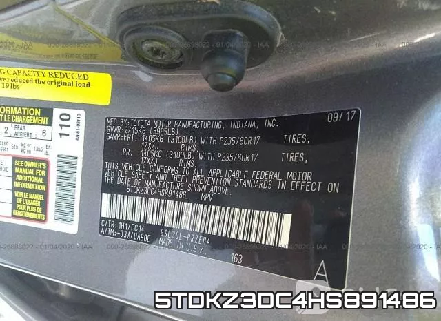5TDKZ3DC4HS891486 фото 8