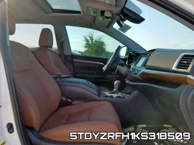 5TDYZRFH1KS318509 фото 6