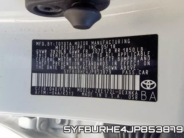 5YFBURHE4JP853879 фото 2