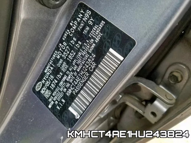 KMHCT4AE1HU243824 фото 2