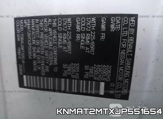 KNMAT2MTXJP551654 фото 9
