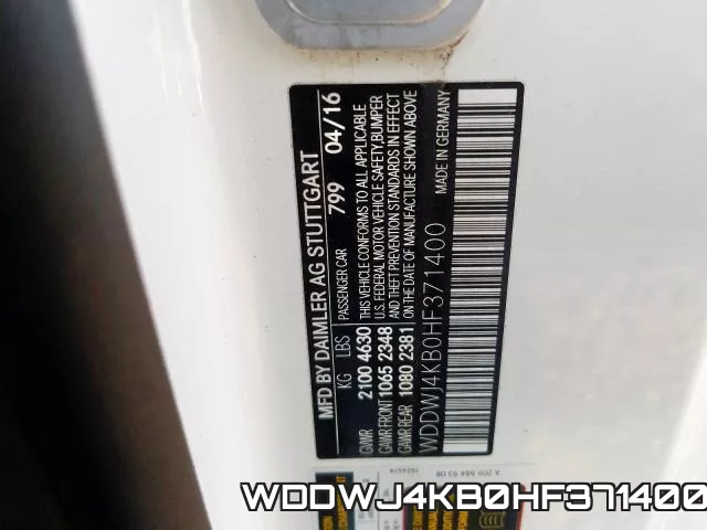 WDDWJ4KB0HF371400 фото 2