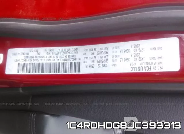 1C4RDHDG8JC393313 фото 10