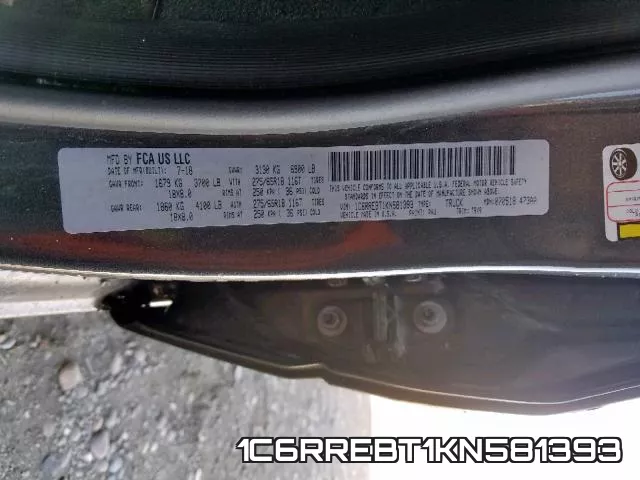 1C6RREBT1KN581393 фото 2