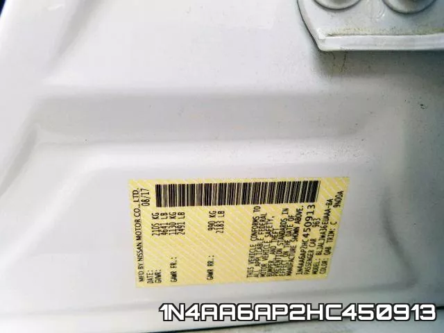 1N4AA6AP2HC450913 фото 2