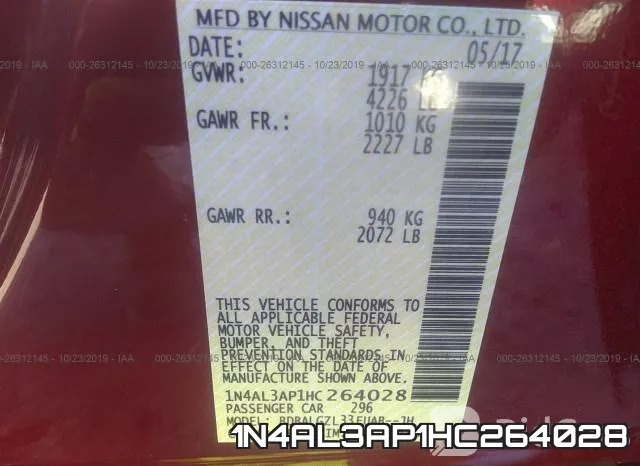 1N4AL3AP1HC264028 фото 10
