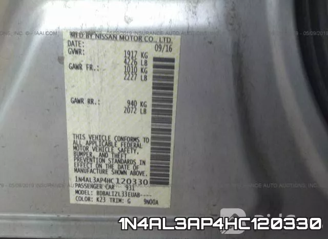 1N4AL3AP4HC120330 фото 10